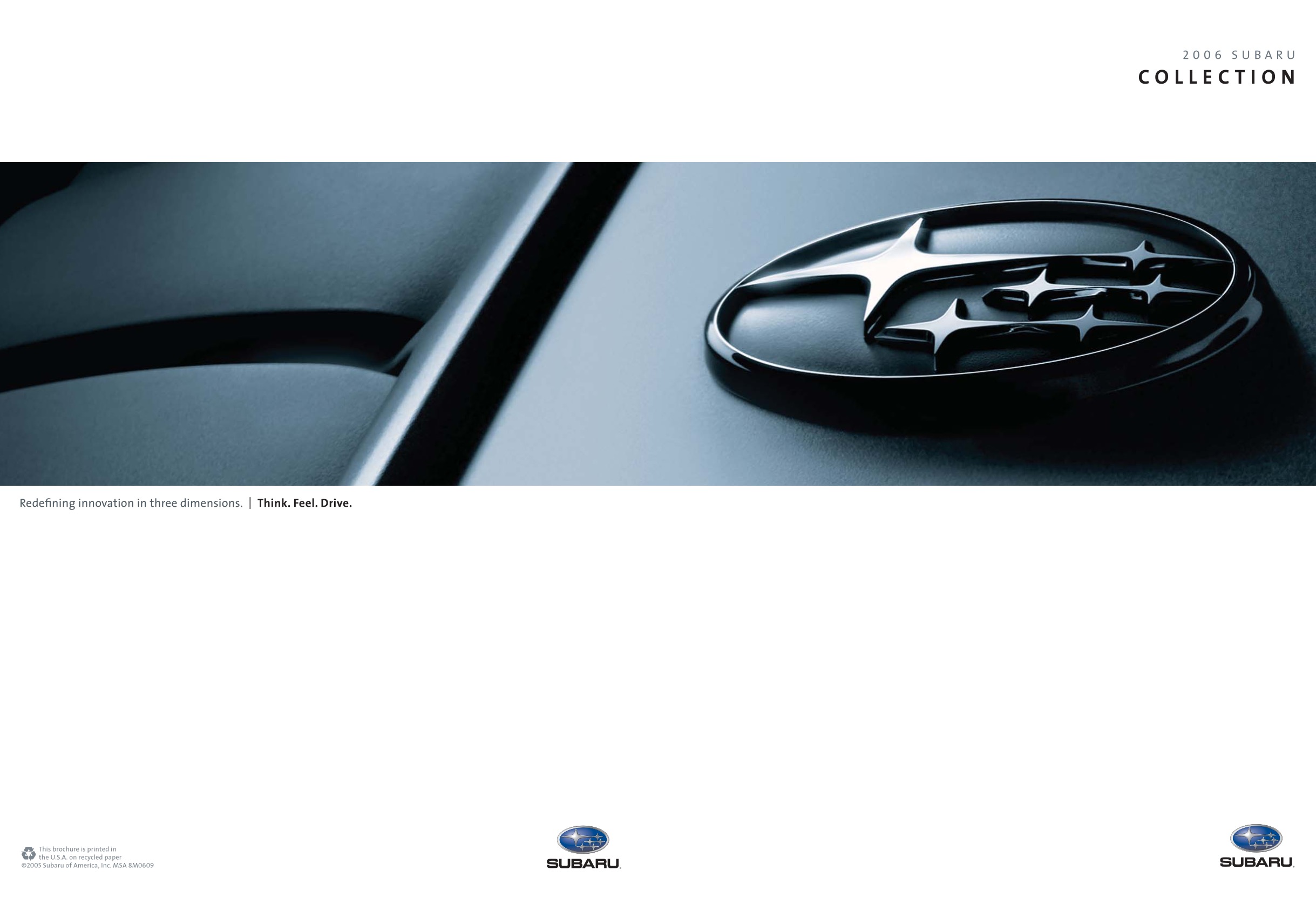 2006 Subaru Brochure Page 1